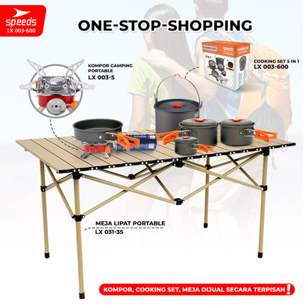 SPEEDS Alat Masak Set Nesting 5in1 003-600