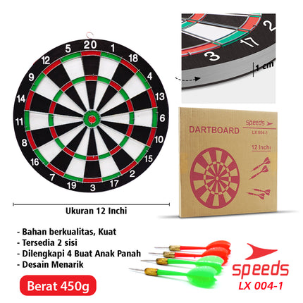 SPEEDS DART Dart Board Game Pro Archery Wall 12inch 004-1