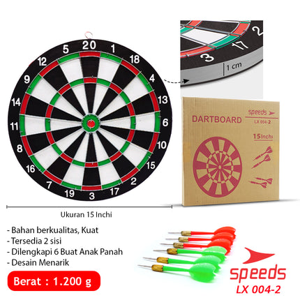 SPEEDS Dart Board Game Pro Archery Wall 15 inch 004-2 1PC=1KG