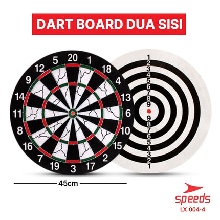 SPEEDS LARGE DART GAME 18in Dartboard Archery Wall Board Sports Bow 004-4