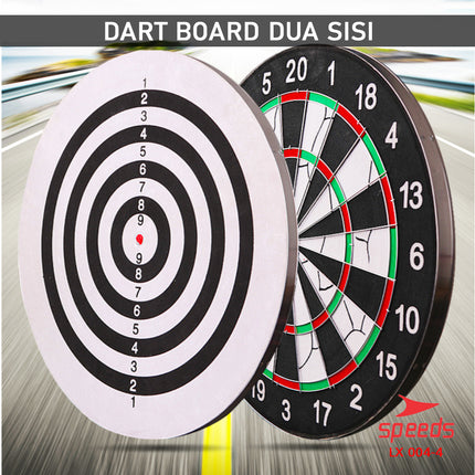 SPEEDS LARGE DART GAME 18in Dartboard Archery Wall Board Sports Bow 004-4