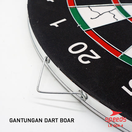 SPEEDS LARGE DART GAME 18in Dartboard Archery Wall Board Sports Bow 004-4