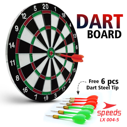 SPEEDS LARGE DART GAME 15in Dartboard Archery Wall Board bow sports large throw 004-5