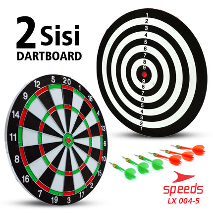 SPEEDS LARGE DART GAME 15in Dartboard Archery Wall Board bow sports large throw 004-5