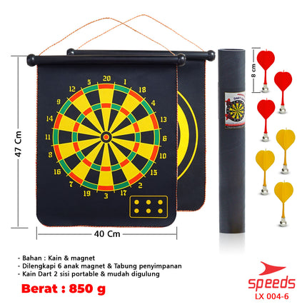 SPEEDS Magnetic Dart Game 17" 004-6