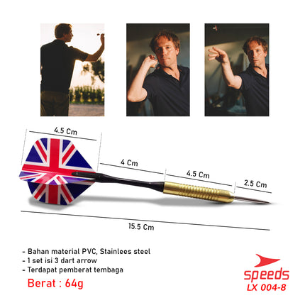SPEEDS DART GAME Dart Arrows Dart Board Wall Archery Board Large Throw 004-8