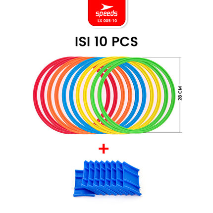SPEEDS Hopscotch Ring Mainan Lingkaran Loncat Anak isi 10pcs 005-12