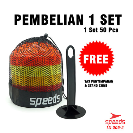 SPEEDS Cone Marker Bowl Field Sport Cones Futsal Training 005-2