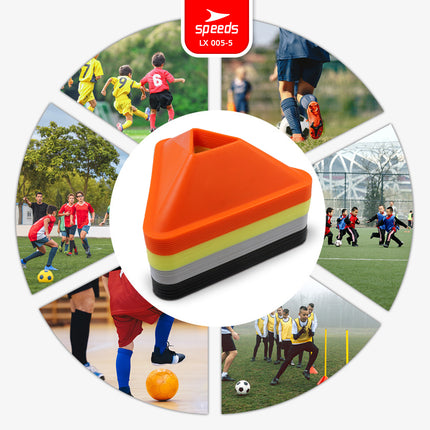 SPEEDS Triangle Bowl Cone for Futsal, Soccer or Other Sports LX 005-5
