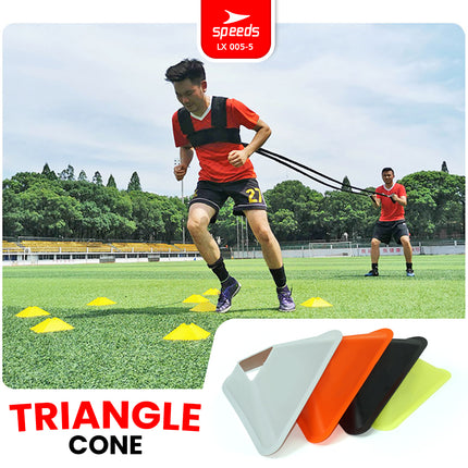 SPEEDS Triangle Bowl Cone for Futsal, Soccer or Other Sports LX 005-5