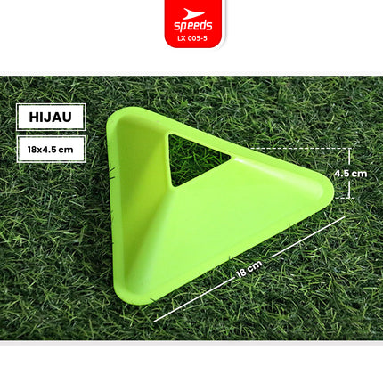 SPEEDS Triangle Bowl Cone for Futsal, Soccer or Other Sports LX 005-5
