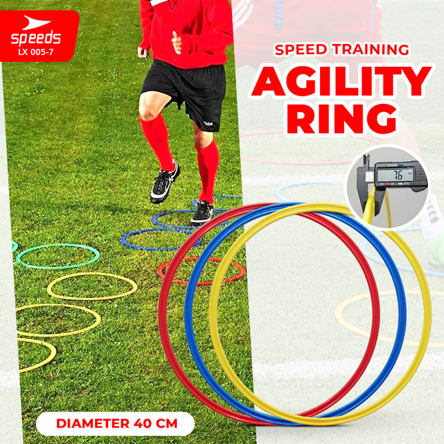 SPEEDS Agility Ring Foot Training 56cm 50cm 40cm Agility Sports Football Futsal LX 005-7