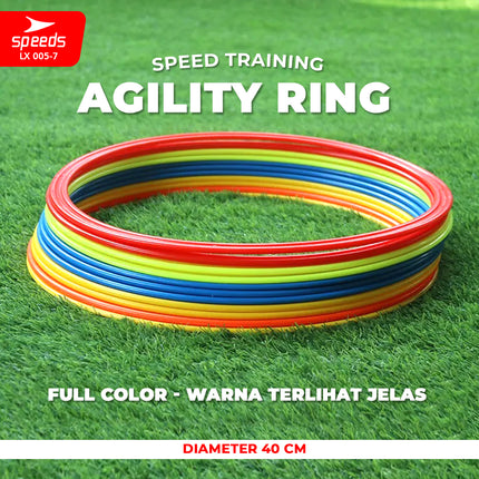SPEEDS Agility Ring Foot Training 56cm 50cm 40cm Agility Sports Football Futsal LX 005-7
