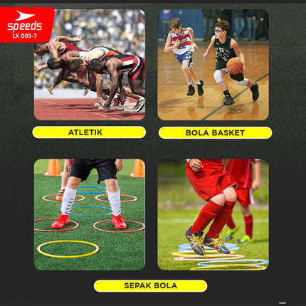 SPEEDS Agility Ring Foot Training 56cm 50cm 40cm Agility Sports Football Futsal LX 005-7