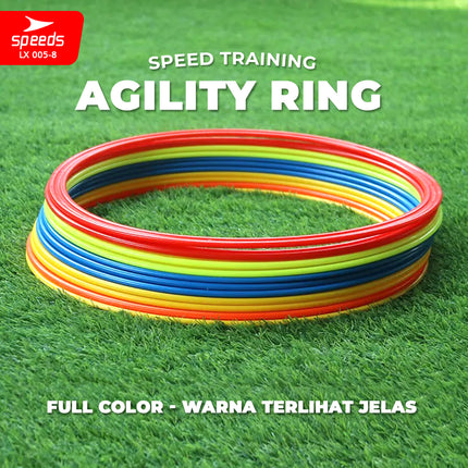 SPEEDS Agility Ring 56cm 50cm 40cm Foot Flexibility Movement Training Football LX 005-8