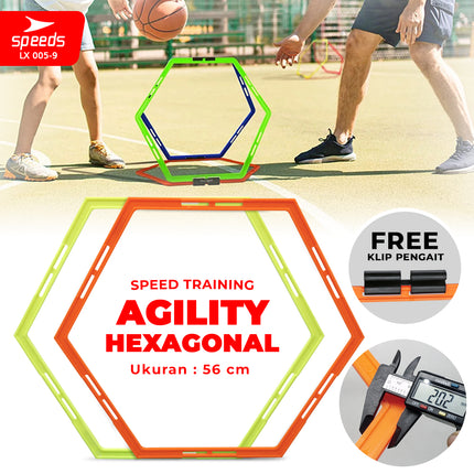 SPEEDS Agility Heksagonal 40cm 50cm 56cm 005-9