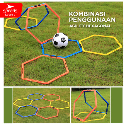 SPEEDS Agility Heksagonal 40cm 50cm 56cm 005-9