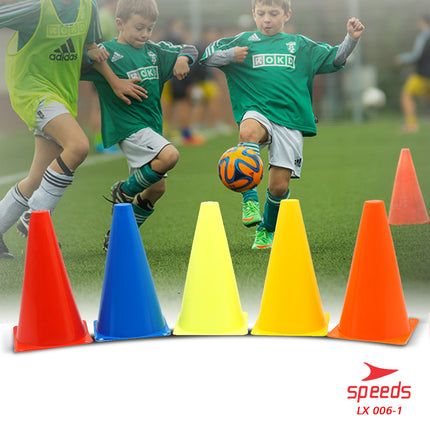 SPEEDS Cone Markers for Futsal, Skate, Soccer Training 23cm 006-1