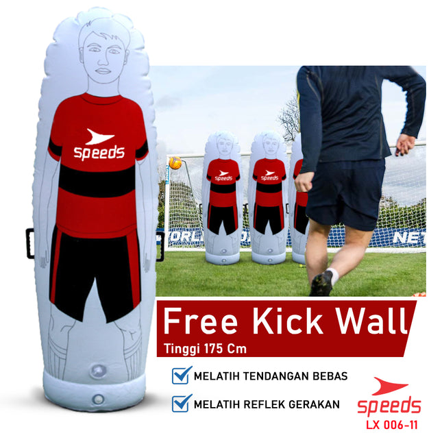SPEEDS Tiang Freekick Tendangan Bebas Football Training Goal kiper Defensive Wall Soccer Kick 006-11