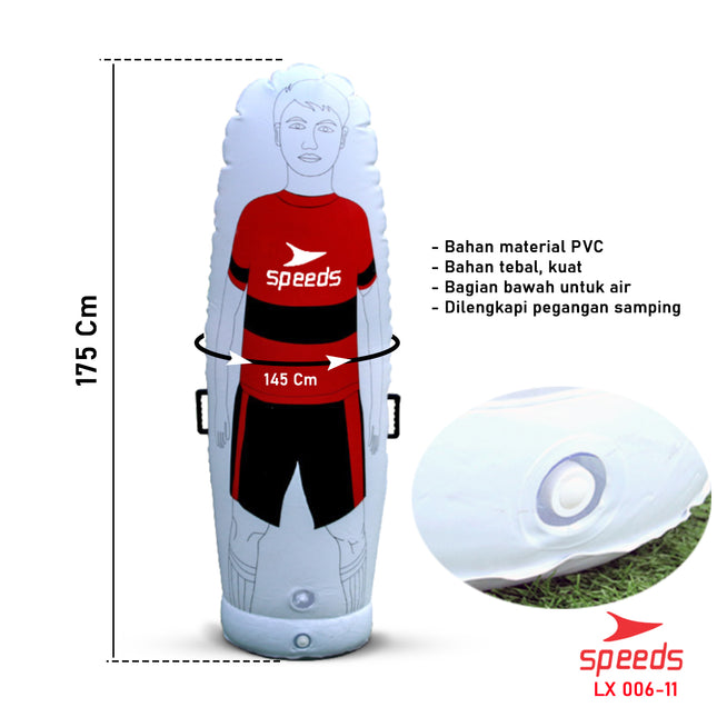 SPEEDS Tiang Freekick Tendangan Bebas Football Training Goal kiper Defensive Wall Soccer Kick 006-11
