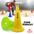 SPEEDS 50 cm Cone Traffic Cone with Holes for Sports 006-12