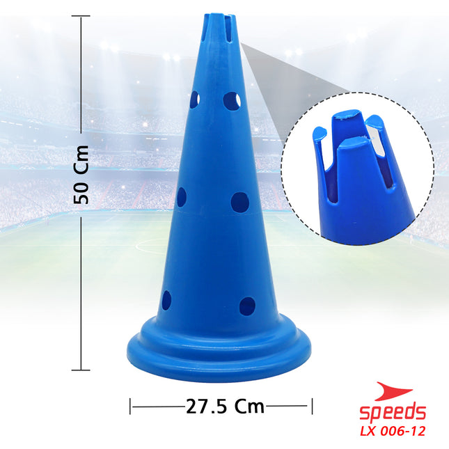 SPEEDS Cone Kerucut 50 cm Cone Lubang Traffic Untuk Olahraga 006-12
