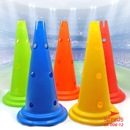 SPEEDS 50 cm Cone Traffic Cone with Holes for Sports 006-12