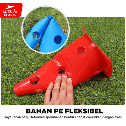 SPEEDS Sport Marker Cones, 32cm, Perforated Model 006-16