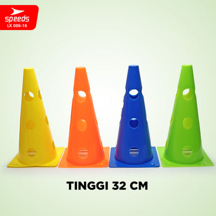 SPEEDS Sport Marker Cones, 32cm, Perforated Model 006-16
