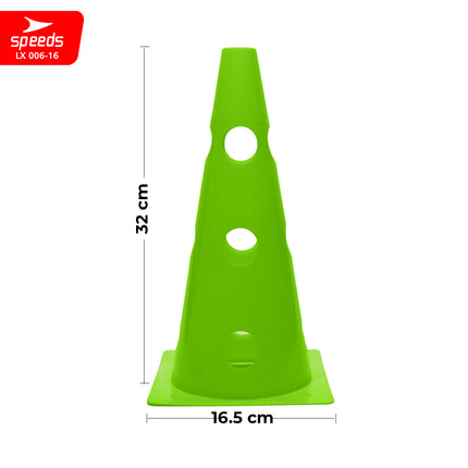 SPEEDS Sport Marker Cones, 32cm, Perforated Model 006-16