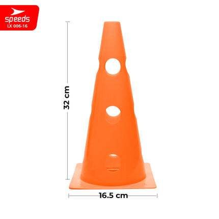 SPEEDS Sport Marker Cones, 32cm, Perforated Model 006-16