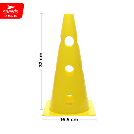 SPEEDS Sport Marker Cones, 32cm, Perforated Model 006-16