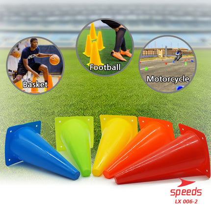 SPEEDS Cone Cones Small Cone Road Marker Sports Training LX006-2 32Cm