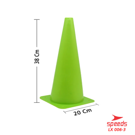 SPEEDS Cone Small Cones Ball Marker 38Cm Slalom Skate Basket LX 006-3