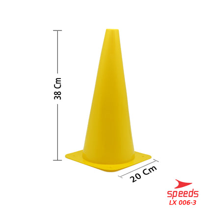 SPEEDS Cone Small Cones Ball Marker 38Cm Slalom Skate Basket LX 006-3