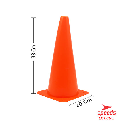 SPEEDS Cone Small Cones Ball Marker 38Cm Slalom Skate Basket LX 006-3