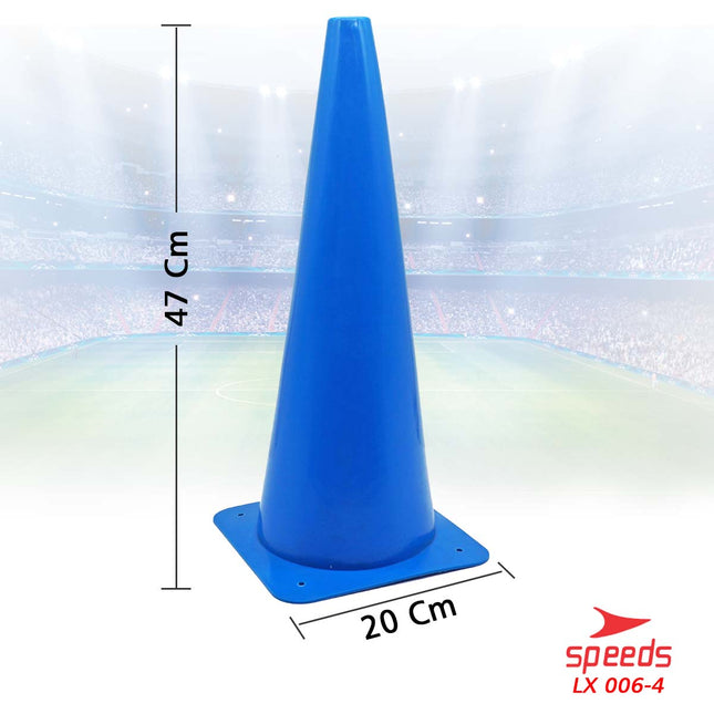 SPEEDS Cone Kerucut Marker Latihan Olahraga Futsal Skate Sepak Bola 47Cm 006-4