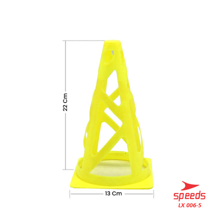 SPEEDS Cone Marker Training Futsal Skate Soccer 23Cm 006-5