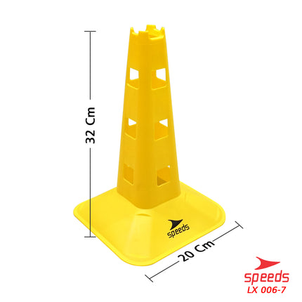 SPEEDS Cone Marker Training Futsal Soccer 32cm 006-7