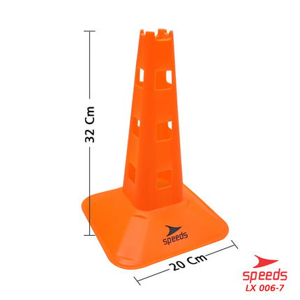 SPEEDS Cone Marker Training Futsal Soccer 32cm 006-7