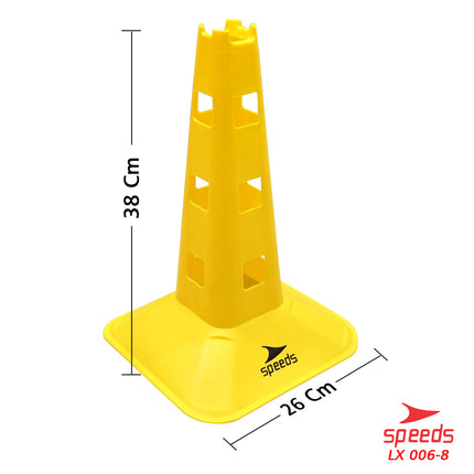 SPEEDS Cone training marker Sports Futsal Soccer 38cm 006-8