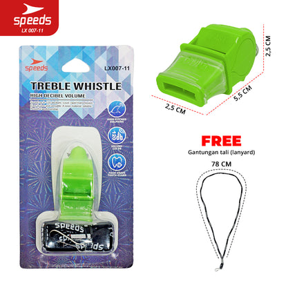 SPEEDS Referee Whistle Treble Whistle 120db Sports Outdoor Whistle + Lanyard 007-11
