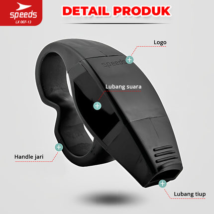 SPEEDS Peluit Treble Whistle 120db 007-13