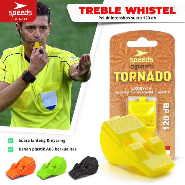 SPEEDS Peluit Wasit Pluit Treble Whistle Olahraga Periwitan Sport 120db Kecil Ringan 007-14