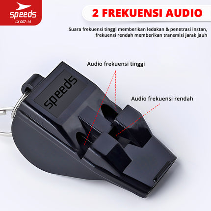SPEEDS Peluit Wasit Pluit Treble Whistle Olahraga Periwitan Sport 120db Kecil Ringan 007-14