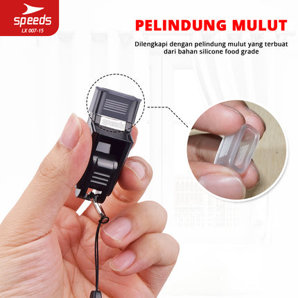 SPEEDS Peluit Wasit Pluit Treble Whistle Olahraga Periwitan Sport 120db + Lanyard Tali Linesman 007-15