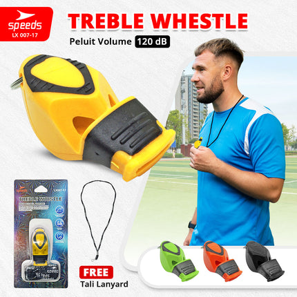 SPEEDS Peluit Treble Whistle 120db 007-17