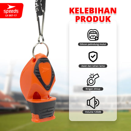 SPEEDS Peluit Treble Whistle 120db 007-17