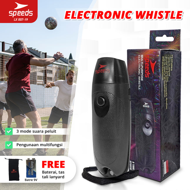 SPEEDS Peluit Wasit Pluit Electronic Whistle Push Olahraga Periwitan Sports Referee Setting Portable 007-19