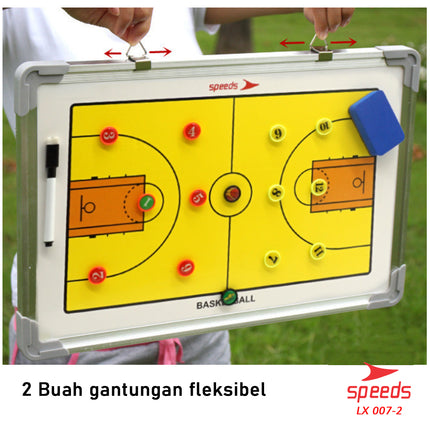 SPEEDS Basketball Coach Tactics Strategy Board Magnetic 007-2